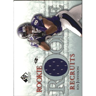 2002 SP Legendary Cuts Rookie Recruits Jerseys #RRRJ Ron Johnson