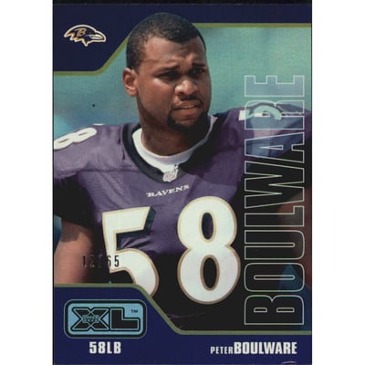 2002 Upper Deck XL Holofoil #40 Peter Boulware