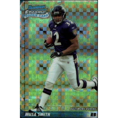 2003 Bowman Chrome Xfractors #116 Musa Smith