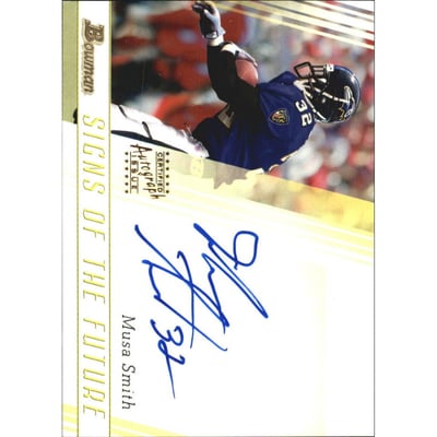 2003 Bowman Signs of the Future Autographs #SFMS Musa Smith L