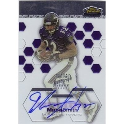 2003 Finest #146 Musa Smith AU RC