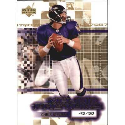 2003 Upper Deck Finite Gold #111 Chris Redman MF
