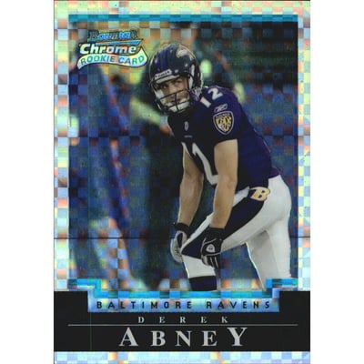 2004 Bowman Chrome Xfractors #128 Derek Abney