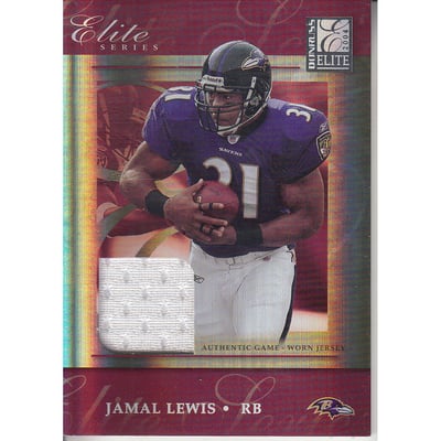 2004 Donruss Elite Series Jerseys Silver #ES15 Jamal Lewis