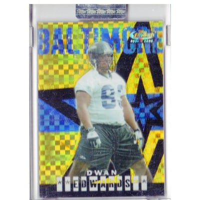2004 Finest Uncirculated Gold Xfractors #71 Dwan Edwards