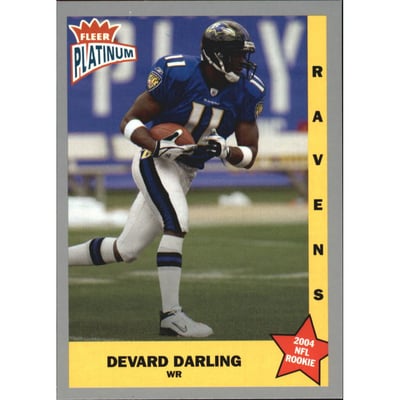 2004 Fleer Platinum Finish #160 Devard Darling