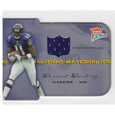 2004 Fleer Platinum Pro Material Jerseys Die Cut #PMDD Devard Darling