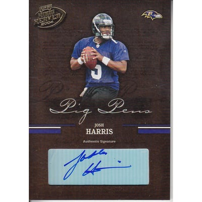 2004 Playoff Hogg Heaven Pig Pens Autographs #PP42 Josh Harris/150