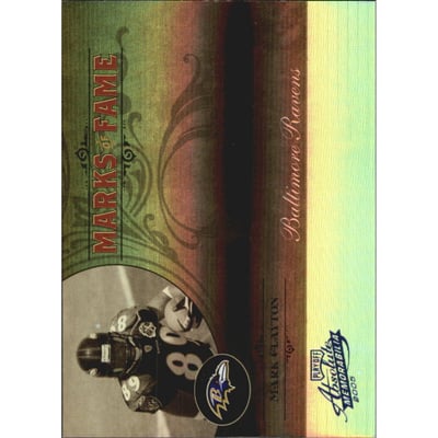 2005 Absolute Memorabilia Marks of Fame Spectrum #22 Mark Clayton
