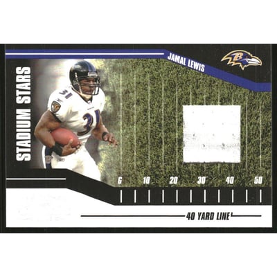 2005 Donruss Classics Stadium Stars 40 Yard Line Jerseys #SS2 Jamal Lewis