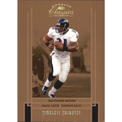 2005 Donruss Classics Timeless Tributes Bronze #8 Jamal Lewis
