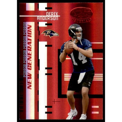 2005 Leaf Certified Materials Mirror Red #191 Derek Anderson