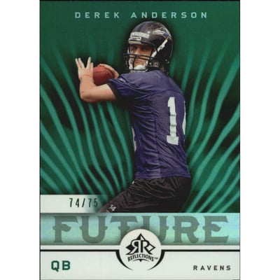 2005 Reflections Green #228 Derek Anderson