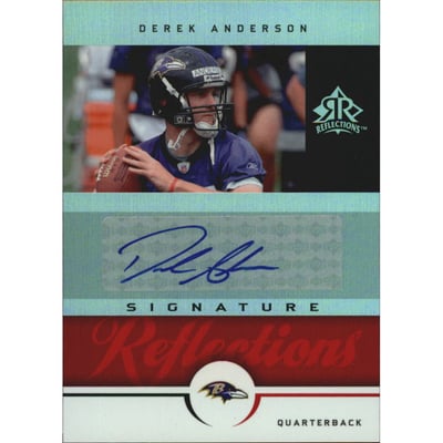 2005 Reflections Signature Reflections Red #SRDA Derek Anderson