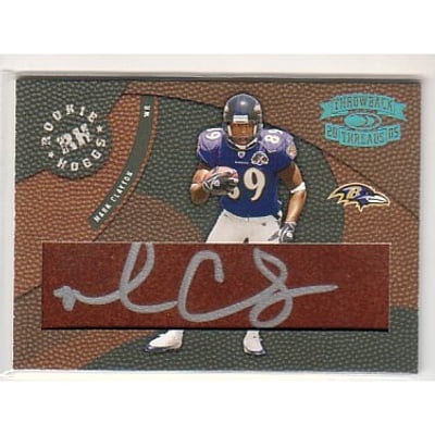 2005 Throwback Threads Rookie Hoggs Autographs #14 Mark Clayton