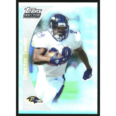 2005 Topps Draft Picks and Prospects Chrome Gold Refractors #73 Chester Taylor