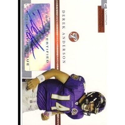 2005 Topps Pristine Personal Endorsements Autographs #DA Derek Anderson/1500 C