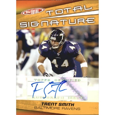 2005 Topps Total Signatures #TSTS Trent Smith B