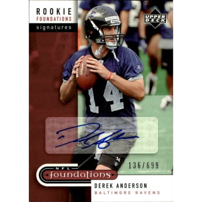 2005 Upper Deck Foundations #239 Derek Anderson AU/699 RC