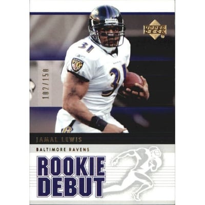 2005 Upper Deck Rookie Debut Gold 150 #7 Jamal Lewis