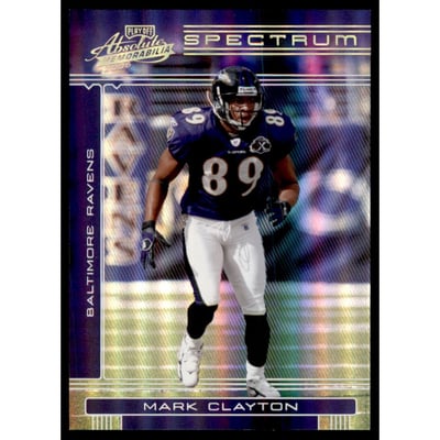 2006 Absolute Memorabilia Spectrum Gold #14 Mark Clayton