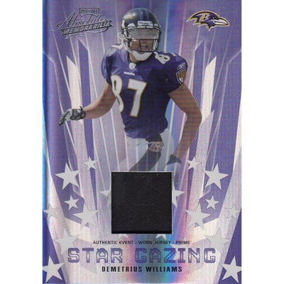 2006 Absolute Memorabilia Star Gazing Materials Prime #21 Demetrius Williams