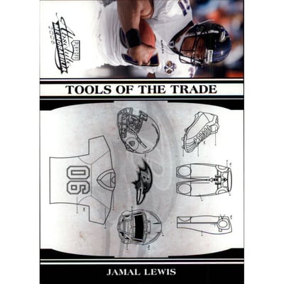 2006 Absolute Memorabilia Tools of the Trade Black #TOT70 Jamal Lewis
