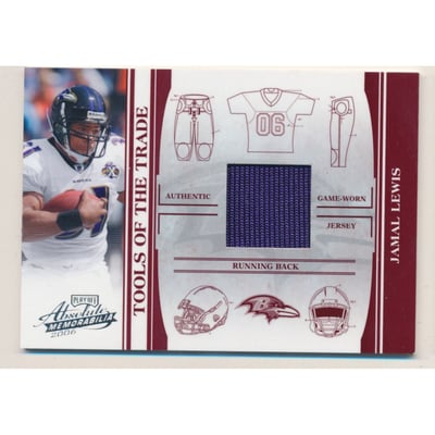 2006 Absolute Memorabilia Tools of the Trade Material Red #TOT70 Jamal Lewis