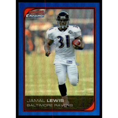 2006 Bowman Chrome Blue Refractors #162 Jamal Lewis