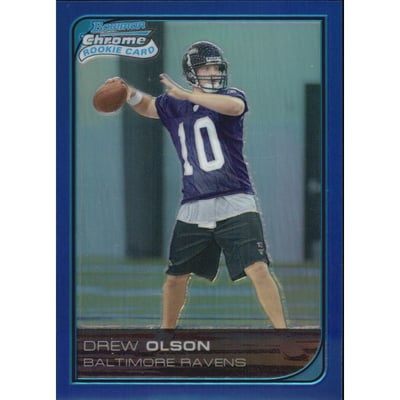 2006 Bowman Chrome Blue Refractors #44 Drew Olson