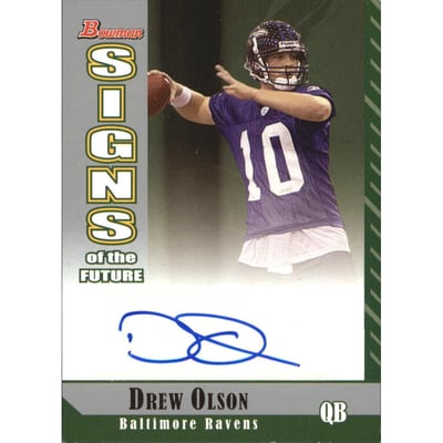 2006 Bowman Signs of the Future #SFDO Drew Olson D
