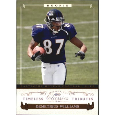 2006 Donruss Classics Timeless Tributes Bronze #144 Demetrius Williams
