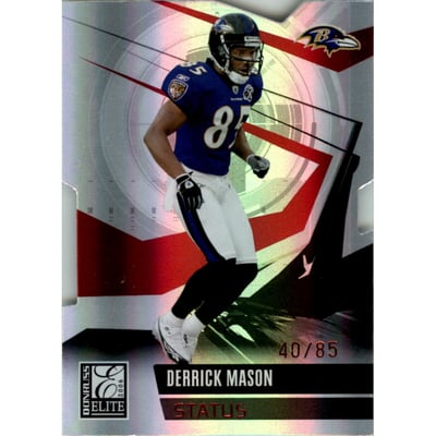 2006 Donruss Elite Status #8 Derrick Mason/85