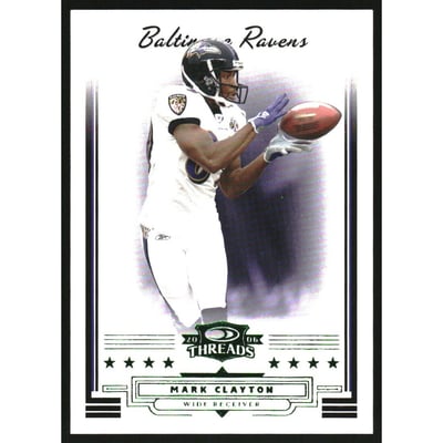 2006 Donruss Threads Retail Green #136 Mark Clayton