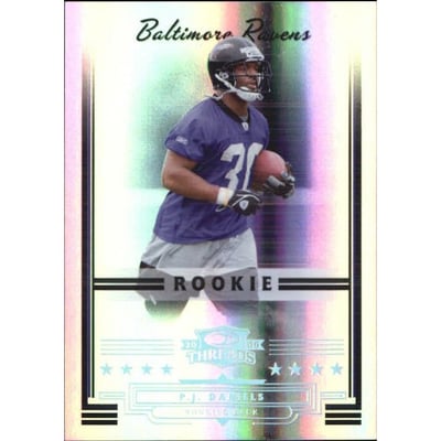 2006 Donruss Threads Silver Holofoil #158 P.J. Daniels