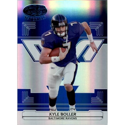 2006 Leaf Certified Materials Mirror Blue #12 Kyle Boller