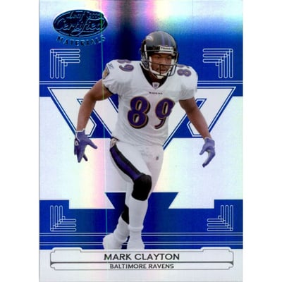 2006 Leaf Certified Materials Mirror Blue #14 Mark Clayton