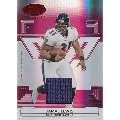 2006 Leaf Certified Materials Mirror Red Materials #11 Jamal Lewis