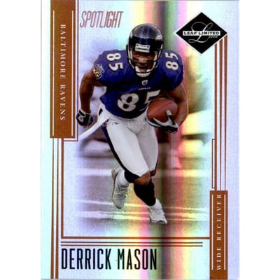 2006 Leaf Limited Bronze Spotlight #88 Derrick Mason