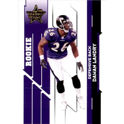 2006 Leaf Rookies and Stars Gold #229 Dawan Landry