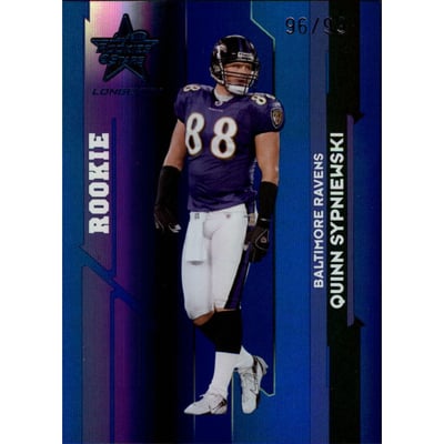 2006 Leaf Rookies and Stars Longevity Target Sapphire Parallel #128 Quinn Sypniewski