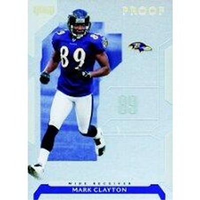 2006 Playoff NFL Playoffs Gold Proof #39 Mark Clayton