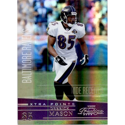 2006 Playoff Prestige Xtra Points Purple #11 Derrick Mason