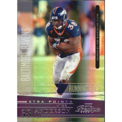 2006 Playoff Prestige Xtra Points Purple #48 Mike Anderson