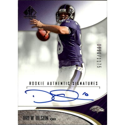 2006 SP Authentic #197 Drew Olson AU RC