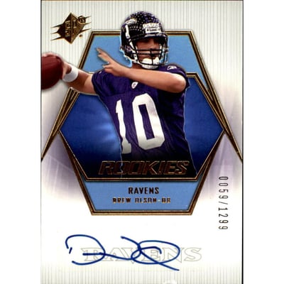 2006 SPx Rookie Autographs Gold #153 Drew Olson