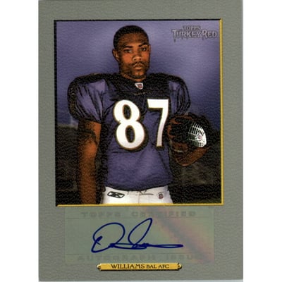 2006 Topps Turkey Red Autographs Gray #DWI Demetrius Williams F