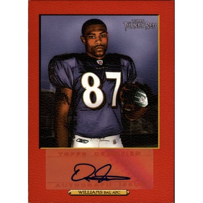 2006 Topps Turkey Red Autographs Red #DWI Demetrius Williams/199