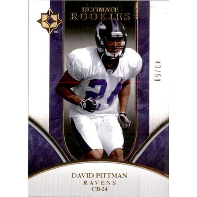2006 Ultimate Collection Gold #296 David Pittman