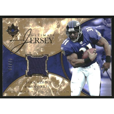 2006 Ultimate Collection Jerseys Silver #ULJL Jamal Lewis